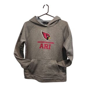 Under Armour Arizona Cardinals Gray Sports Gear Hoodie Youth XL